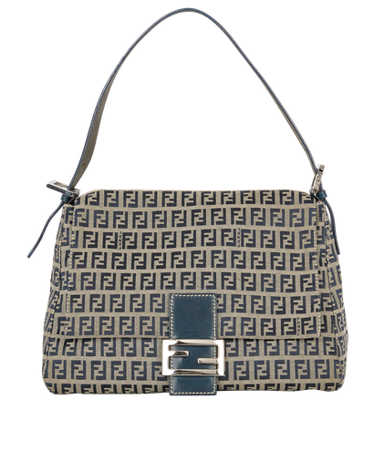 Mama Forever, &pound;820, Handbags, Beige/Navy, Canvas, Front view